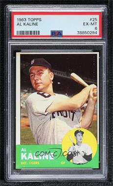 1963 Topps - [Base] #25 - Al Kaline [PSA 6 EX‑MT]