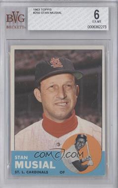 1963 Topps - [Base] #250 - Stan Musial [BVG 6 EX‑MT]