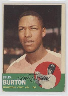 1963 Topps - [Base] #262 - Ellis Burton [Good to VG‑EX]