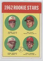 Rookie Stars - Sammy Ellis, Ray Culp, Jesse Gonder, John Boozer) (1962) [Noted]