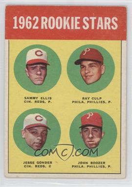 1963 Topps - [Base] #29.1 - Rookie Stars - Sammy Ellis, Ray Culp, Jesse Gonder, John Boozer) (1962) [Good to VG‑EX]