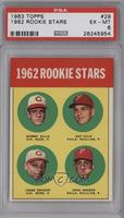 Rookie Stars - Sammy Ellis, Ray Culp, Jesse Gonder, John Boozer) (1962) [PSA&nb…