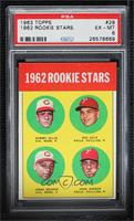 Rookie Stars - Sammy Ellis, Ray Culp, Jesse Gonder, John Boozer) (1962) [PSA&nb…