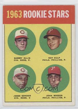 1963 Topps - [Base] #29.2 - Rookie Stars - Sammy Ellis, Ray Culp, Jesse Gonder, John Boozer) (1963)