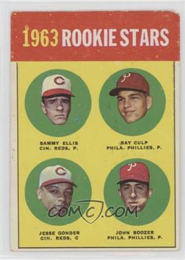 1963 Topps - [Base] #29.2 - Rookie Stars - Sammy Ellis, Ray Culp, Jesse Gonder, John Boozer) (1963) [COMC RCR Poor]