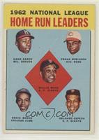 League Leaders - 1962 NL Home Run Leaders (Hank Aaron, Frank Robinson, Willie M…