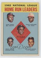 League Leaders - 1962 NL Home Run Leaders (Hank Aaron, Frank Robinson, Willie M…