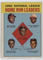 League Leaders - 1962 NL Home Run Leaders (Hank Aaron, Frank Robinson, Willie M…