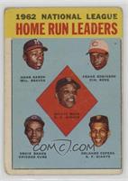 League Leaders - 1962 NL Home Run Leaders (Hank Aaron, Frank Robinson, Willie M…