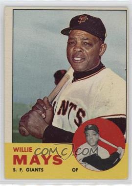 1963 Topps - [Base] #300 - Willie Mays