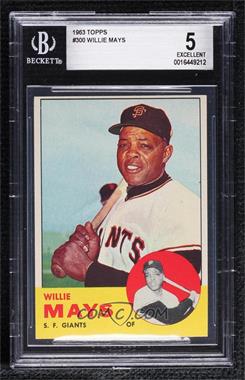 1963 Topps - [Base] #300 - Willie Mays [BGS 5 EXCELLENT]