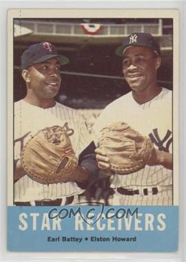 1963 Topps - [Base] #306 - Star Receivers (Earl Battey, Elston Howard)