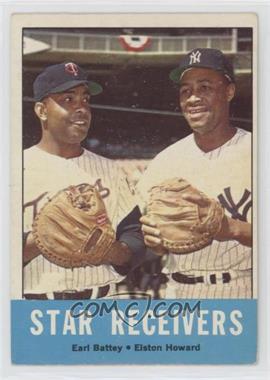 1963 Topps - [Base] #306 - Star Receivers (Earl Battey, Elston Howard)