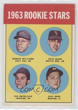 1963 Topps - [Base] #324 - Rookie Stars - George Williams, Pete Ward, Vic Davalillo, Phil Roof