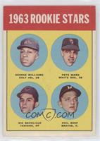 Rookie Stars - George Williams, Pete Ward, Vic Davalillo, Phil Roof [Good …