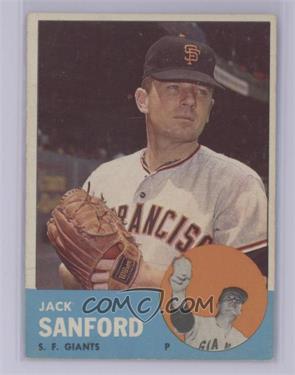1963 Topps - [Base] #325 - Jack Sanford [COMC RCR Very Good‑Excellent]