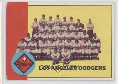 1963 Topps - [Base] #337 - Los Angeles Dodgers Team