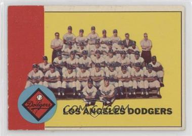 1963 Topps - [Base] #337 - Los Angeles Dodgers Team [Noted]