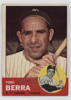 1963 Topps - [Base] #340 - Yogi Berra