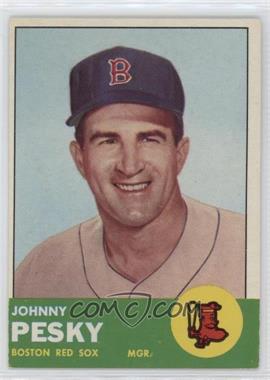 1963 Topps - [Base] #343 - Johnny Pesky