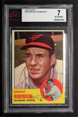 1963 Topps - [Base] #345 - Brooks Robinson [BVG 7 NEAR MINT]