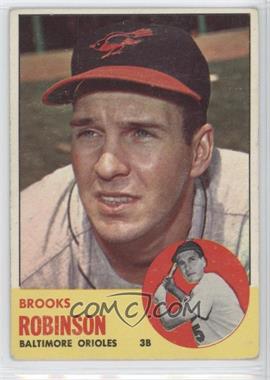 1963 Topps - [Base] #345 - Brooks Robinson