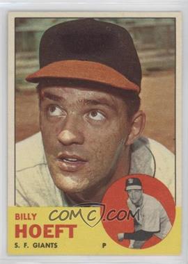 1963 Topps - [Base] #346 - Billy Hoeft