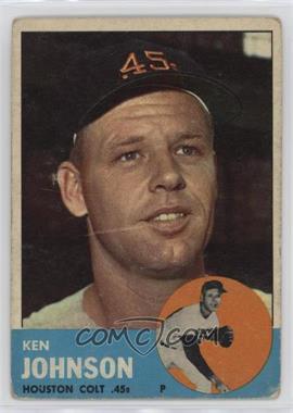 1963 Topps - [Base] #352 - Ken Johnson [Poor to Fair]