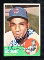 Billy Williams [JSA Certified COA Sticker]