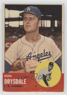 1963 Topps - [Base] #360 - Don Drysdale [Poor to Fair]