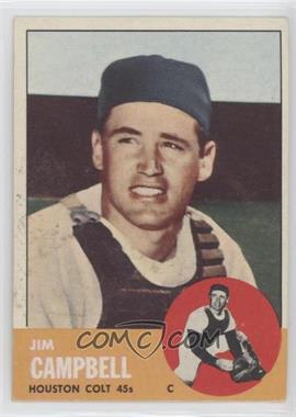 1963 Topps - [Base] #373 - Jim Campbell [Good to VG‑EX]