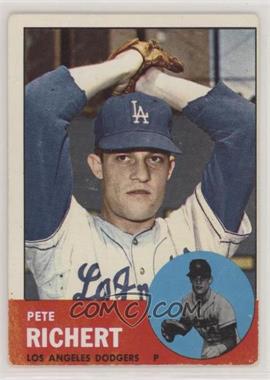 1963 Topps - [Base] #383 - Pete Richert [Good to VG‑EX]