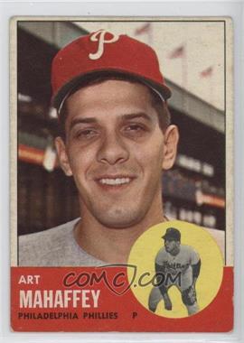 1963 Topps - [Base] #385 - Art Mahaffey [Good to VG‑EX]