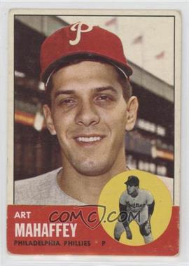 1963 Topps - [Base] #385 - Art Mahaffey [Good to VG‑EX]