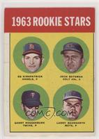 Rookie Stars - Ed Kirkpatrick, John Bateman, Garry Roggenburk, Larry Bearnarth