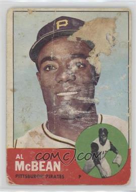 1963 Topps - [Base] #387.1 - Al McBean (Capital A in Back Cartoon is Yellow) [COMC RCR Poor]