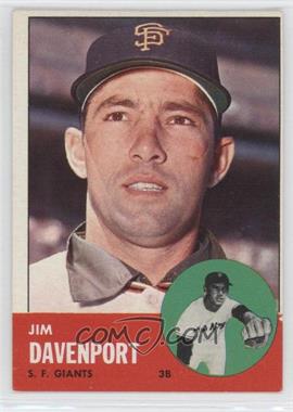 1963 Topps - [Base] #388 - Jim Davenport