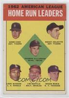 League Leaders - 1962 American League Home Run Leaders (Norm Cash, Rocky Colavi…