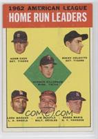 League Leaders - 1962 American League Home Run Leaders (Norm Cash, Rocky Colavi…