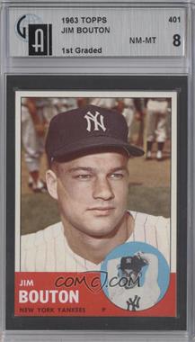 1963 Topps - [Base] #401 - Jim Bouton [GAI 8]