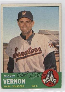 1963 Topps - [Base] #402 - Mickey Vernon