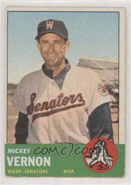 1963 Topps - [Base] #402 - Mickey Vernon