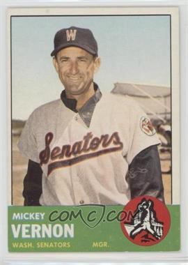 1963 Topps - [Base] #402 - Mickey Vernon