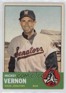 1963 Topps - [Base] #402 - Mickey Vernon