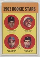 Rookie Stars - Frank Kostro, Chico Ruiz, Larry Elliot, Dick Simpson