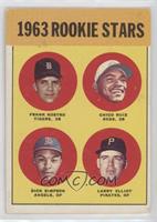 Rookie Stars - Frank Kostro, Chico Ruiz, Larry Elliot, Dick Simpson [Poor …