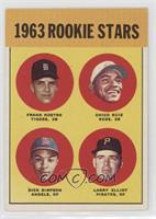 Rookie Stars - Frank Kostro, Chico Ruiz, Larry Elliot, Dick Simpson