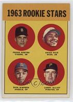 Rookie Stars - Frank Kostro, Chico Ruiz, Larry Elliot, Dick Simpson [Good …