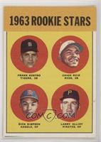 Rookie Stars - Frank Kostro, Chico Ruiz, Larry Elliot, Dick Simpson