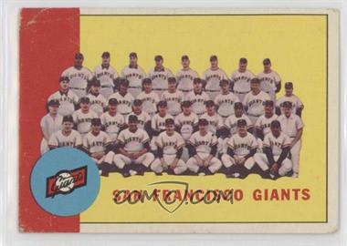 1963 Topps - [Base] #417 - San Francisco Giants Team [Good to VG‑EX]